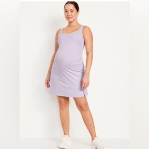 Women's Maternity Lavender Active Dress